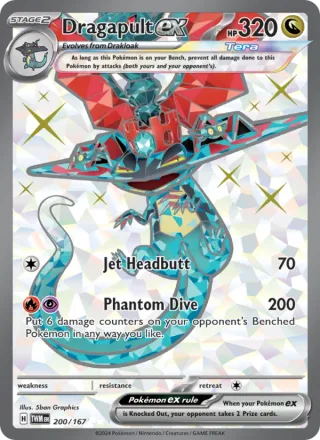 Dragapult ex #200 · Twilight Masquerade Pokémon card