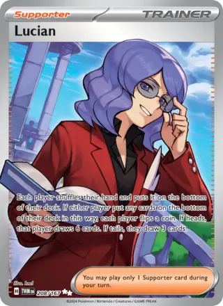 Lucian #208 · Twilight Masquerade Pokémon card