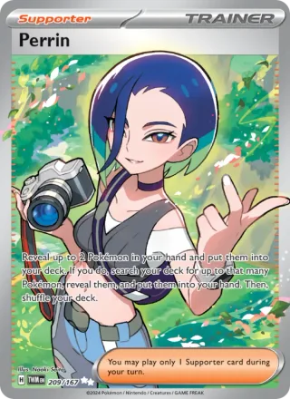 Perrin #209 · Twilight Masquerade Pokémon card