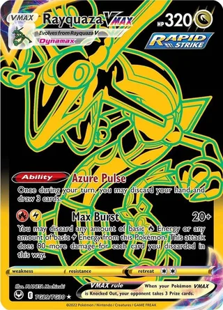 Rayquaza VMAX #TG29 · Silver Tempest Trainer Gallery Pokémon card