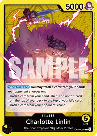 Charlotte Linlin #OP17-099 · The World's Strongest Warriors One Piece card