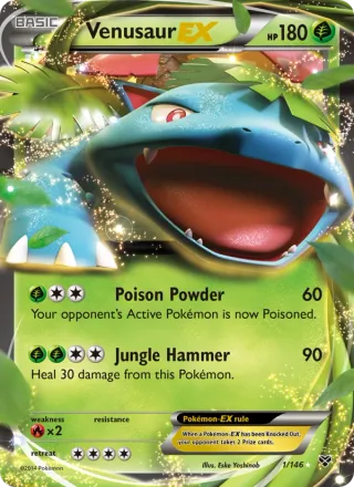Venusaur EX #1 · XY Pokémon card