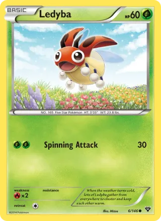 Ledyba #6 · XY Pokémon card