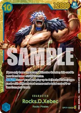 Rocks.D.Xebec #OP17-118 · The World's Strongest Warriors One Piece card