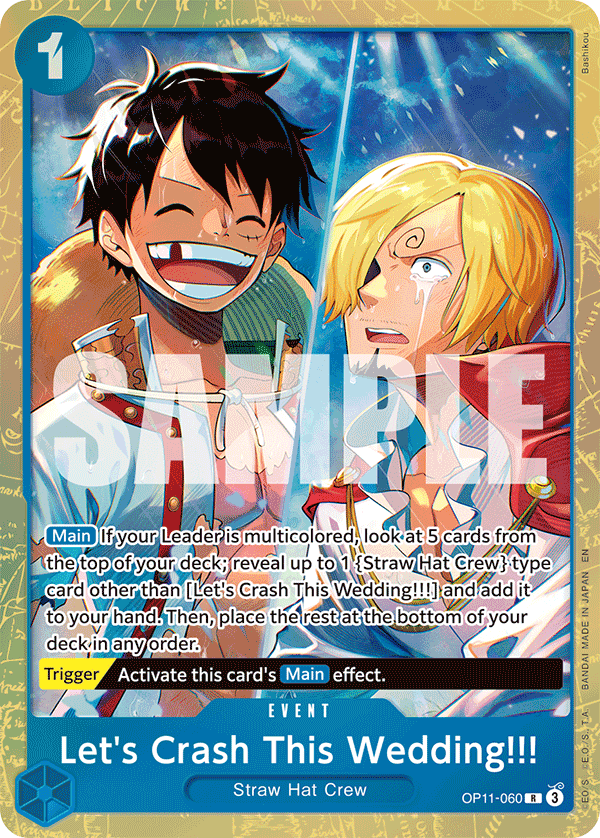 Let's Crash This Wedding!!! (Nami Deck) full card art