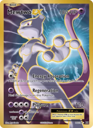 Mewtwo EX #103 · Evolutions Pokémon card