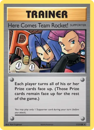 Here Comes Team Rocket! #113 · Evolutions Pokémon card