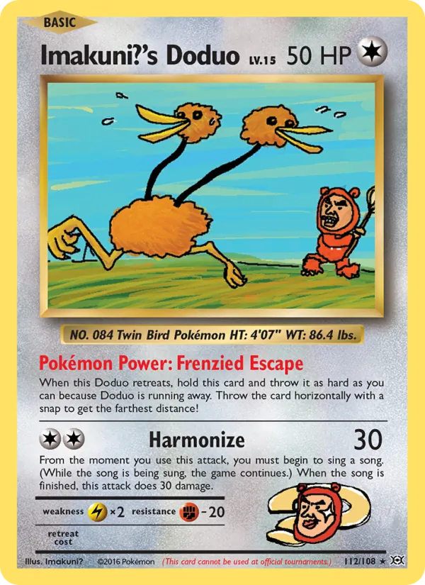 Imakuni?'s Doduo full card art