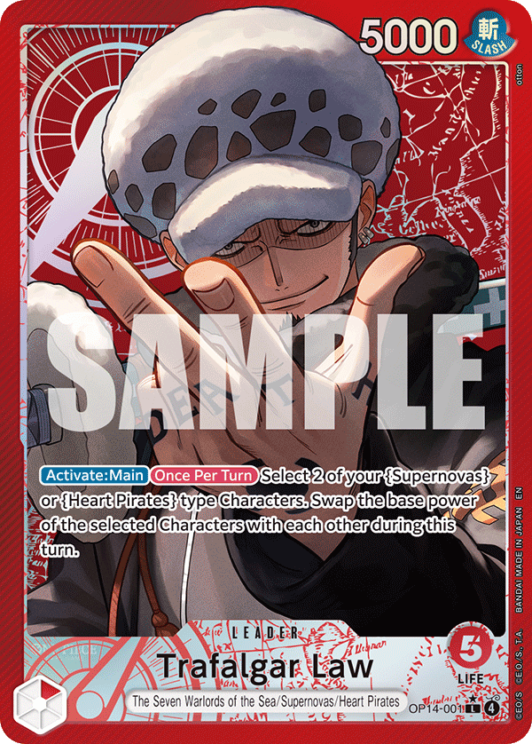 Trafalgar Law (Alternate Art) full card art