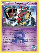 Team Aqua's Seviper · Double Crisis Pokémon card