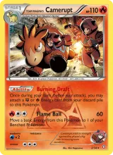 Team Magma's Camerupt · Double Crisis Pokémon card