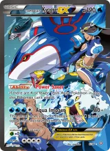 Team Aqua's Kyogre EX #6/34 · Double Crisis Pokémon card