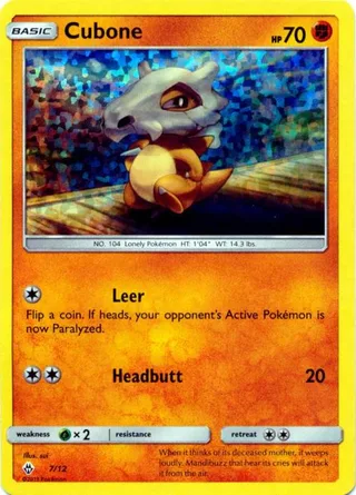 Cubone #7 · McDonald's Collection 2018 Pokémon card