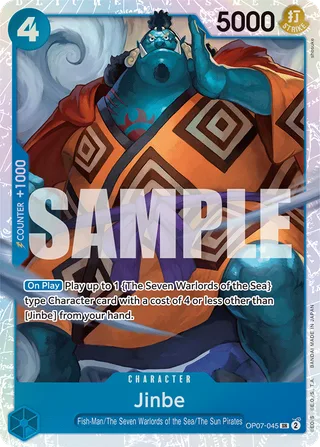 Jinbe #OP07-045 · 500 Years in the Future One Piece card