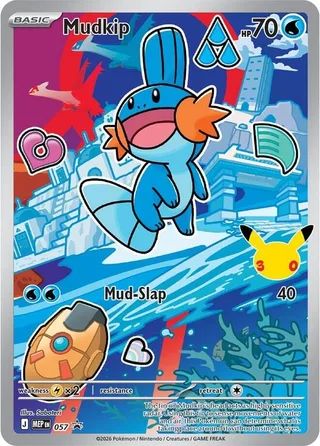 Mudkip #057 · MEP Black Star Promos Pokémon card
