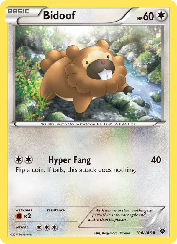 Bidoof full card art