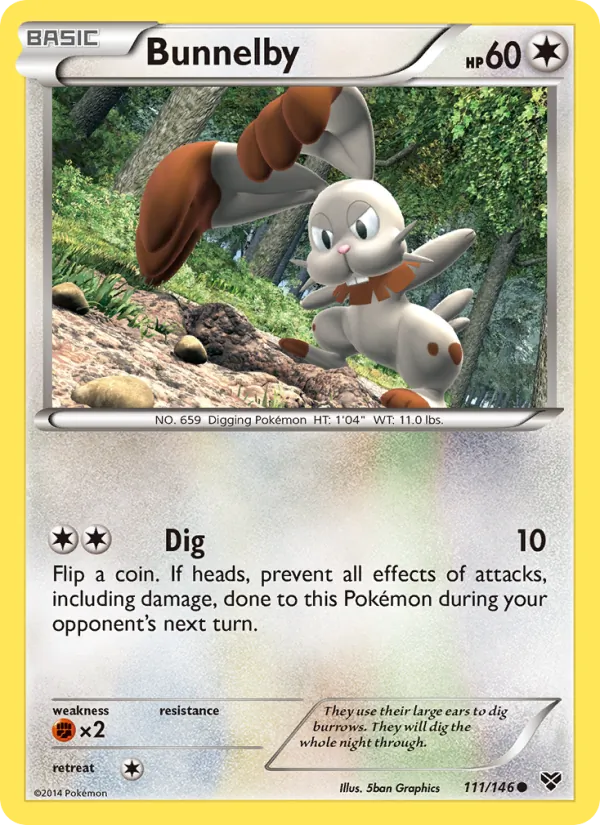 Bunnelby full card art