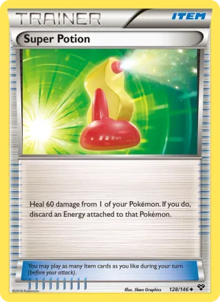 Super Potion #128 · XY Pokémon card
