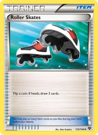 Roller Skates #125 · XY Pokémon card