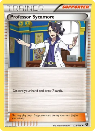Professor Sycamore #122 · XY Pokémon card