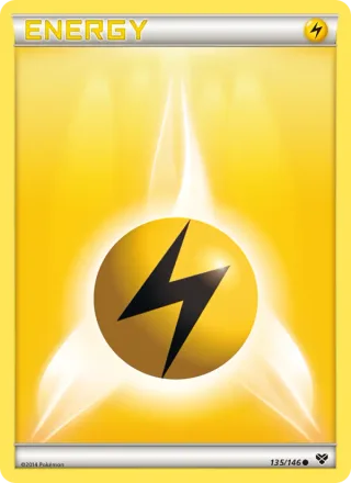 Lightning Energy #135 · XY Pokémon card