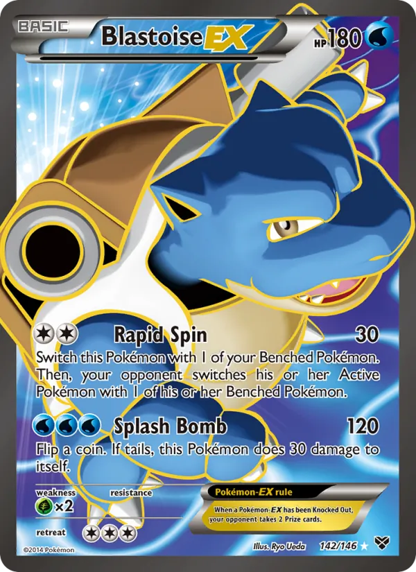 Blastoise EX full card art