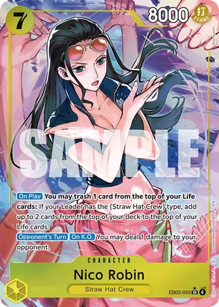 Nico Robin (Alternate Art) #EB03-055-alternate-art · Extra Booster: One Piece Heroines Edition One Piece card