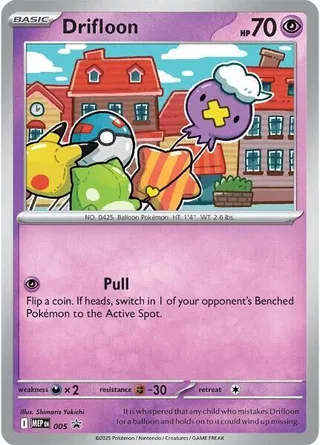 Drifloon #005 · MEP Black Star Promos Pokémon card
