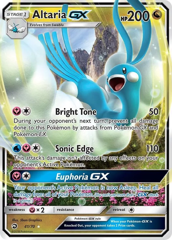 Altaria GX full card art