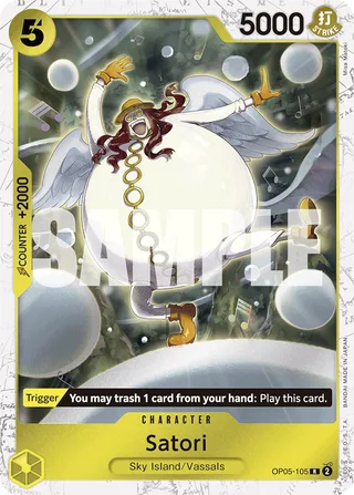 Satori (Full Art) #OP05-105-full-art · Premium Booster -The Best- One Piece card