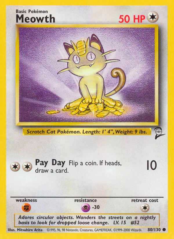 Meowth full card art