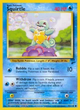 Squirtle · Base Set 2 Pokémon card