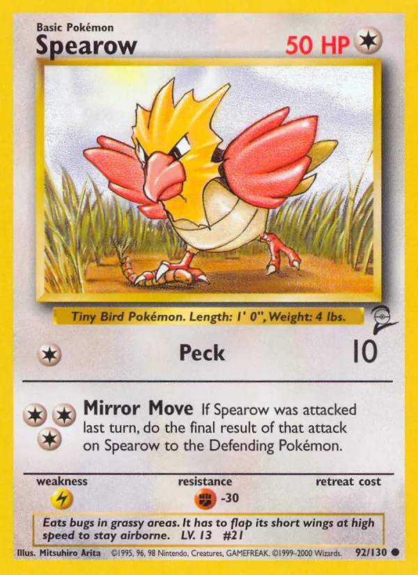 Spearow full card art