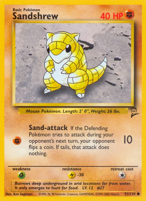 Sandshrew full card art