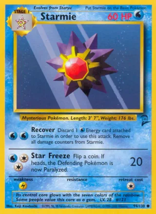 Starmie #94 · Base Set 2 Pokémon card