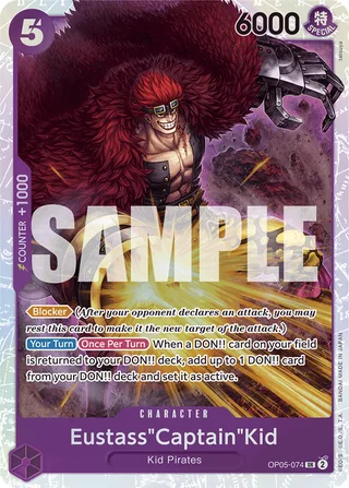 Eustass"Captain"Kid (Alternate Art) #OP05-074-alternate-art · Premium Booster -The Best- One Piece card