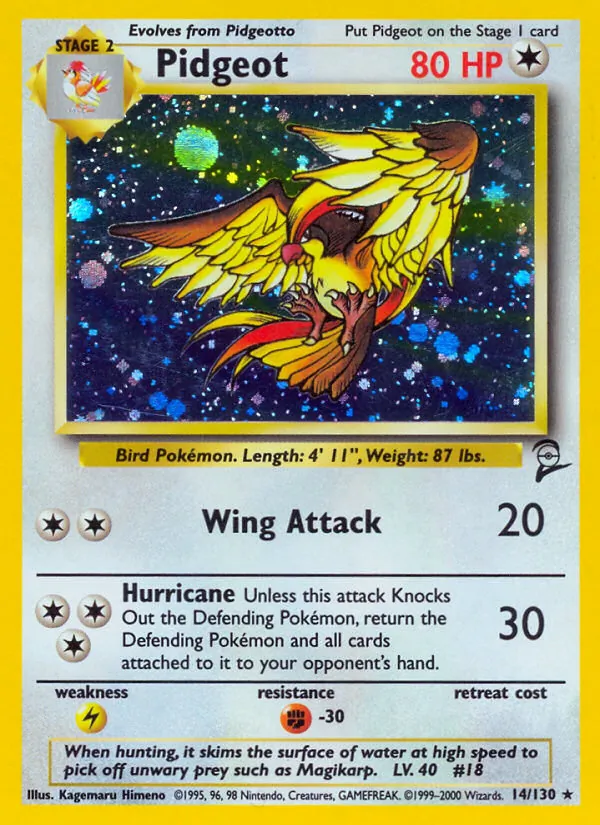 Pidgeot full card art