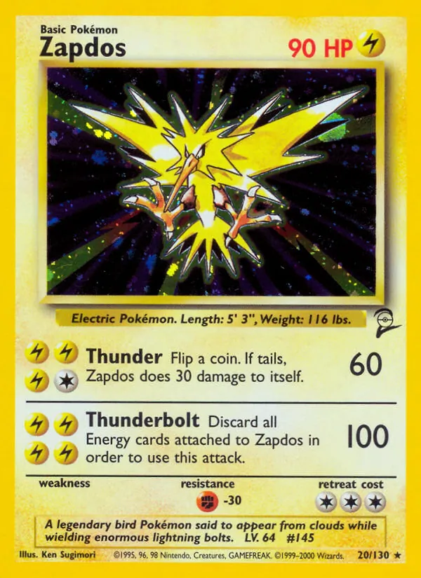 Zapdos full card art