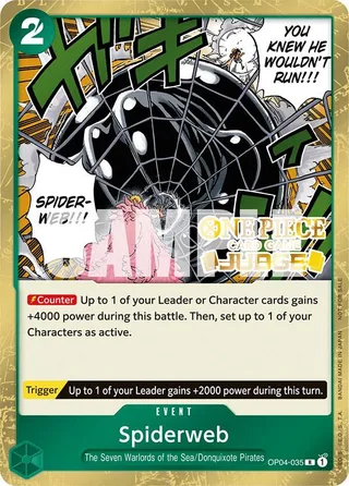 Spiderweb (Judge Pack Vol. 3) #OP04-035-judge-pack-vol-3 · One Piece Promotion Cards One Piece card