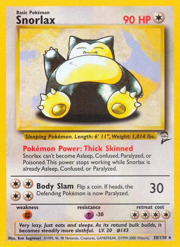 Snorlax full card art