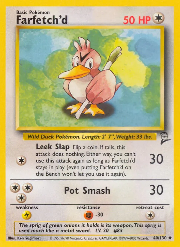 Farfetch'd full card art
