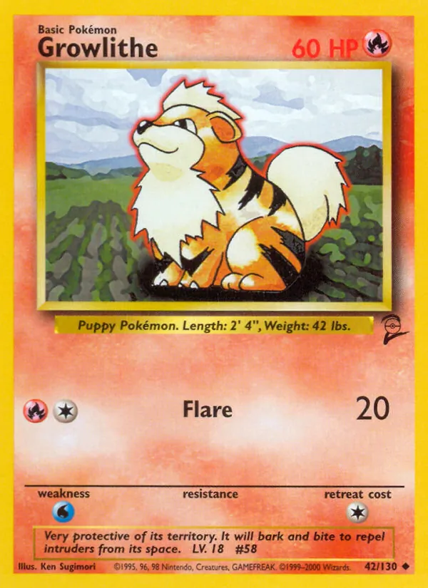 Growlithe full card art