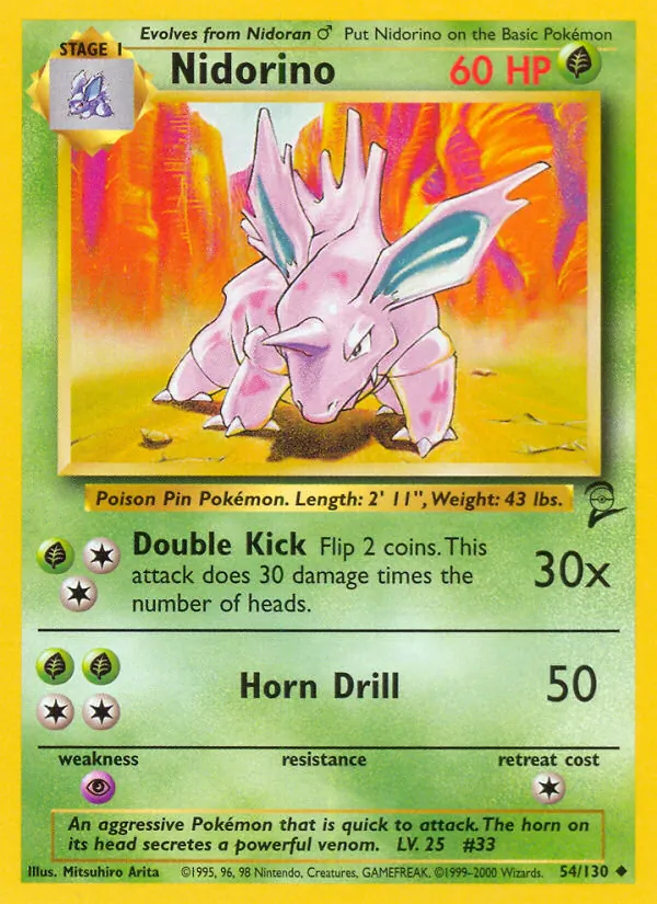 Nidorino full card art