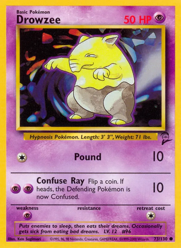 Drowzee full card art