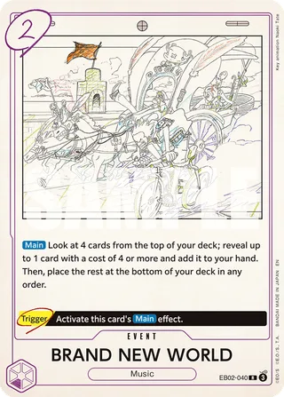 BRAND NEW WORLD #EB02-040 · Extra Booster: Anime 25th Collection One Piece card