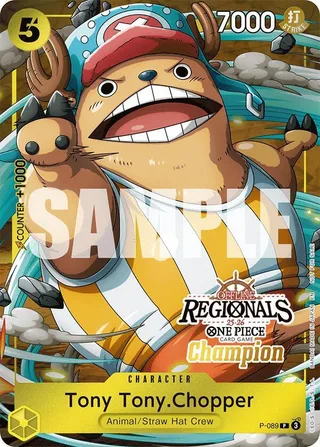 Tony Tony.Chopper (Offline Regional Champion Card Set 2025 Vol.2) #P-089-offline-regional-champion-card-set-2025-vol-2 · One Piece Promotion Cards One Piece card