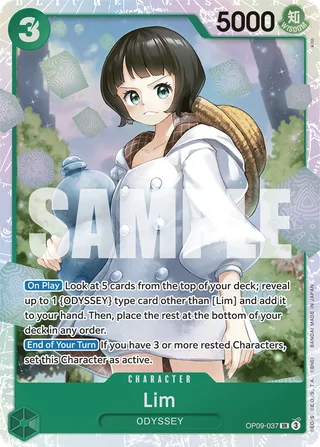 Lim #OP09-037 · Emperors in the New World One Piece card