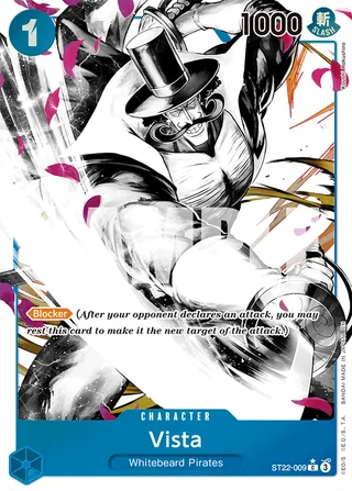 Vista (Parallel) #ST22-009-parallel · ST-22: Starter Deck 22 Ace & Newgate One Piece card