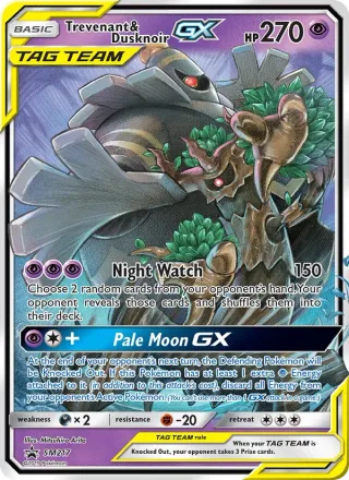 Trevenant & Dusknoir GX #SM217 · SM Black Star Promos Pokémon card