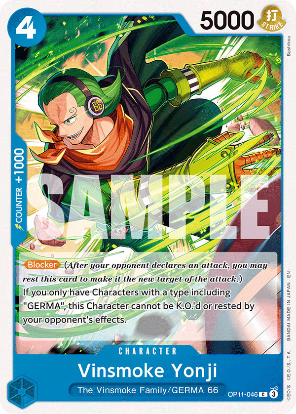 Vinsmoke Yonji full card art